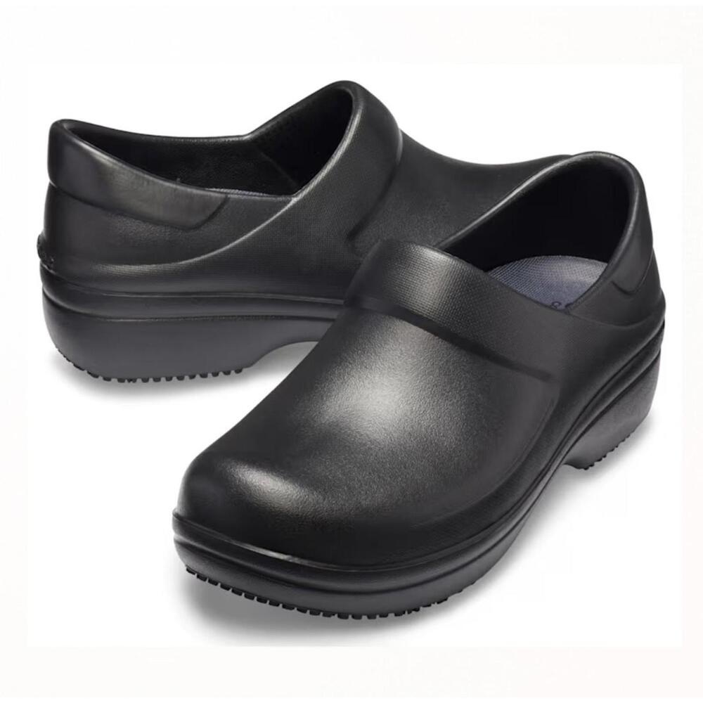 Crocs Neria Pro II Black Clog Dual Comfort Women's Size 10 NWT